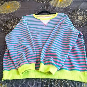 Beautiful Pink and Green sweatshirt!